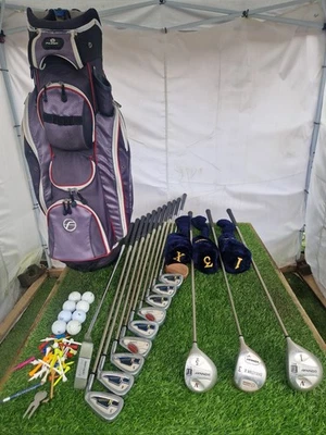 Ladies Donnay Evolution Golf Club Set & Cart Bag - Ladies Flex Shafts - RH - Image 1 of 4