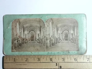 Galerie des Candelabres Quebec Stereoansicht von L.P. Vallee Antik um 1870 - Bild 1 von 2