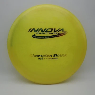 Innova PFN Champion Shark  180g Yellow Disc Golf Midrange Driver OOP RARE - Image 1 of 2