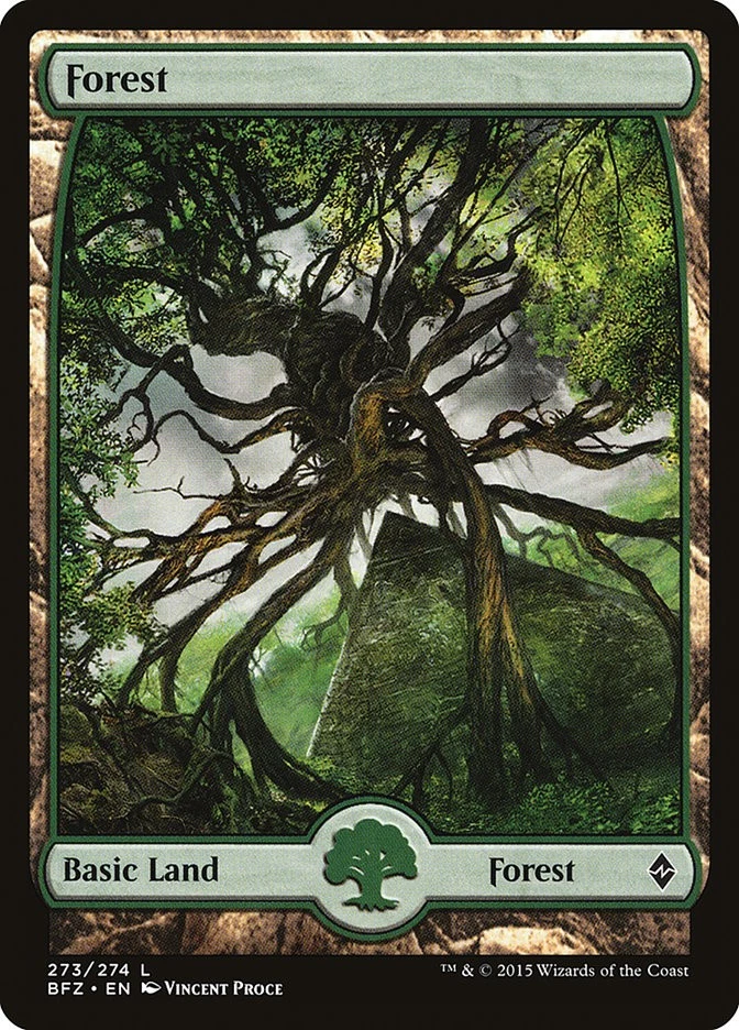 MTG Forest (#273) - Battle for Zendikar #273 - Image 1 of 1