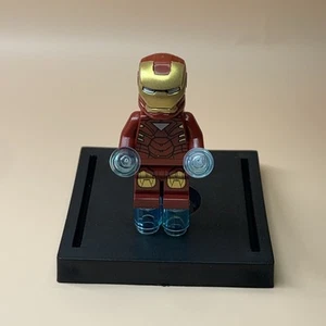 LEGO Minifigura Iron Man Mark 6 Armadura sh015 Superhéroes Marvel Vengadores Tony - Imagen 1 de 1
