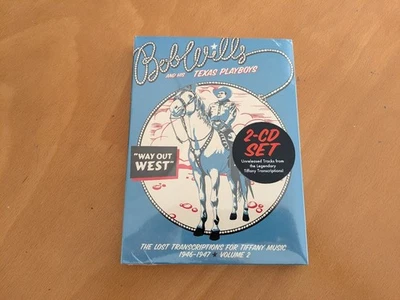 BOB WILLS Texas Playboys Vol 2 Way Out West 2 CD Box Set NEW Tiffany Music - Image 1 of 2