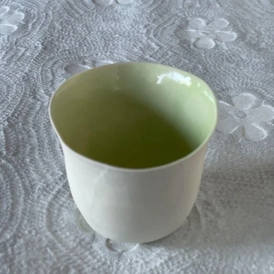 Christiane Perrochon Porcelain Shell Light Green Cup - Image 1 of 4