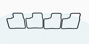 Fits for Honda St100 Keyster Carburetor Float Bowl Gasket x 4 - Bild 1 von 3