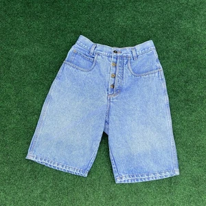 RIO by Stephen Mardon Vintage Denim High Waist Button Up Shorts Sz 11 - Picture 1 of 4