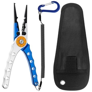 Multifunction Fishing Pliers, Corrosion Resistant Fishing Pliers Saltwater, A... - Picture 1 of 7