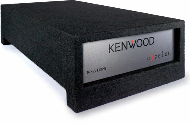 Kenwood Excelon P-XW1002B Subwoofer with Sealed Down-Firing Enclosure 10" 4-ohm Subwoofer