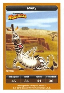 Tarjeta Carrefour Dreamworks - Madagascar - Marty Nº 52 - Imagen 1 de 1