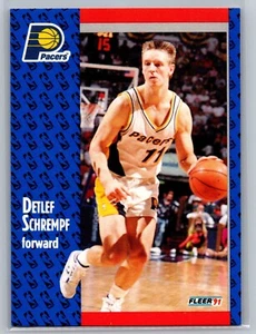 1991-92 Fleer Tony's Pizza Detlef Schrempf #S-62 NM-MT - Picture 1 of 2