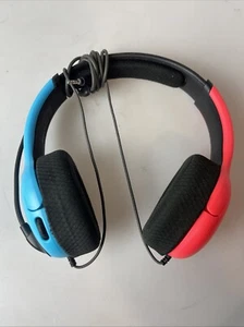 Auriculares para juegos PDP LVL40 azul/rojo sobre la oreja con cable para Nintendo Switch - Imagen 1 de 5