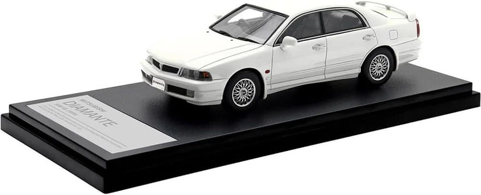 Hi Story 1/43 MITSUBISHI DIAMANTE 30M SE (1995) Fairy White HS474WH F/S w/Track#