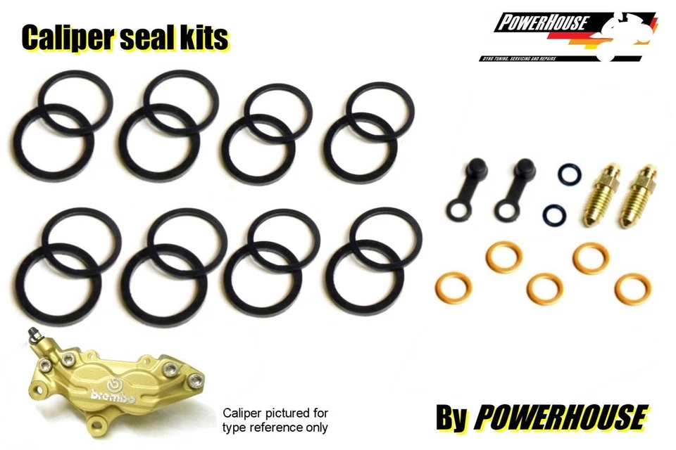 Cagiva Raptor 650 00-07 front brake caliper seal repair kit 2000 2001 2002 2003 - Image 1 of 2