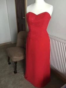 Hilary Morgan Prom / Evening Gown Red Size 12 - Picture 1 of 11