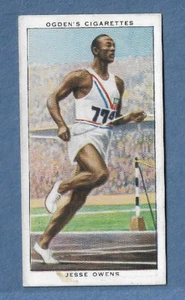 1937 Jesse Owens Ogden's Champions of 1936 Tobacco Card - Picture 1 of 2