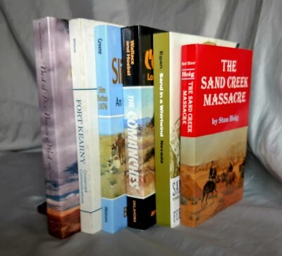 Fort Kearney on the Platte, Slim Buttes, Comanches Indian Wars history book lot Foto 1 de 4