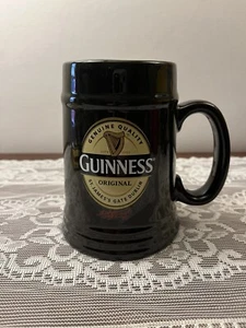 Guinness Black Tankard Mug Vintage Original St James's Gate Dublin Ireland - Picture 1 of 10