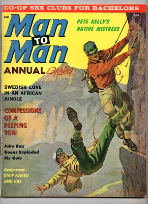 Man To Man Annual Spring 1961 Picture Magazines Mens Adventure Pulp - Image 1 of 2