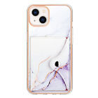 Phone Case Cover for iPhone 15 14 13 12 11 Marble Pattern Card Holder Flip Case
