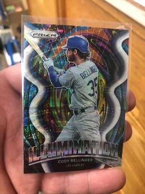 2022 Panini Prizm Cody Bellinger Illumination White Wave Prizm #3 - Image 1 of 2