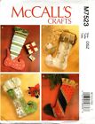 McCall's Craft Sewing Pattern M7523 Christmas Stockings in Four Styles