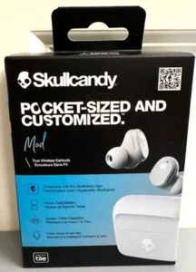 Skullcandy Mod True Wireless Earbuds mit Ladecase & Mikrofon Grau/Blau NEU - Bild 1 von 2