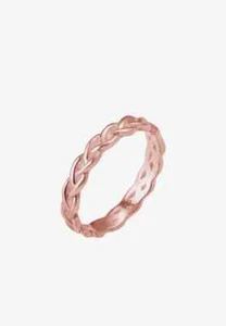 Women's Minimalist Full Eternity Braided Style Party Wear Band In 10K Rose Gold - Picture 1 of 7