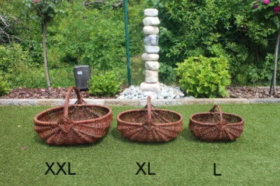 Erntekorb Kartoffelkorb Einkaufskorb Weidenkorb Pilzkorb Weiden Blumenkorb Weide - Bild 1 von 4