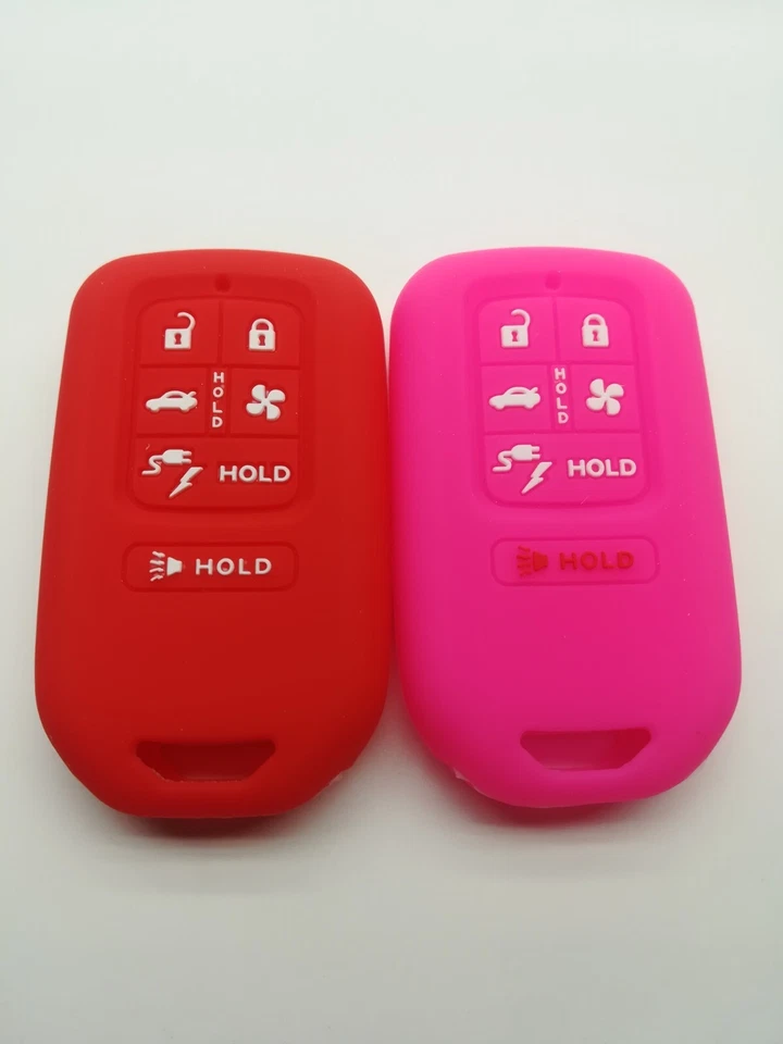 2*Silicone Fob Remote key cover For 2017 2018 2019 2020 2021 2022 Honda Clarity - Image 1 of 4