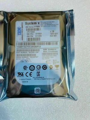 IBM 81Y9690 81Y9691 81Y3820 1TB 7.2K 6Gbps SAS 2.5" SFF HDD ST91000640SS - Image 1 of 4