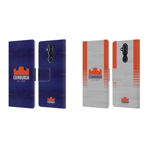 EDIMBURGO RUGBY 2023/24 KIT ESCUDO CUERO LIBRO CARTERA ESTUCHE PARA TELÉFONOS NOKIA - Imagen 1 de 8
