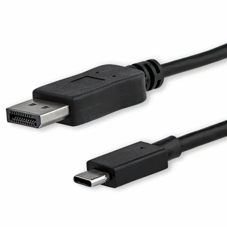 StarTech CDP2DPMM6B 6ft/1.8m USB C to DisplayPort 1.2 Cable 4K 60Hz - USB Type-C - Image 1 of 1
