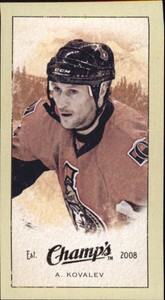 2009-10 Upper Deck Champ's Senators Hockey Card #333 Alex Kovalev