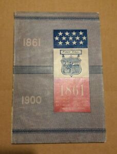 Massachusetts Minute Men of 1861 two souvenir programs 1900 1899 Civil War