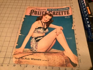 July 1946 POLICE GAZETTE: Gale Storm cover, Mafia Unmasked, - Picture 1 of 13
