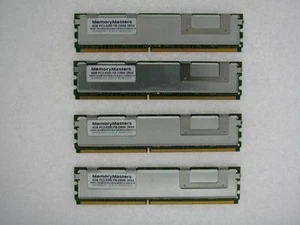 16GB 4x4GB DDR2 FB Fully Buffered PC2-5300F 667 HP ProLiant DL360 G5 Gen5 TESTED - Picture 1 of 3