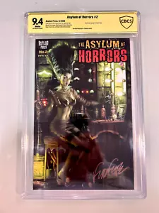 The Asylum Of Horrors #2 - Asylum Press - Signed Frank Forte COA - CBCS 9.4 - Imagen 1 de 2