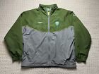 2001 2002 Sporting Lisbon Jacket Reebok Green Grey Track Sweater Shirt Jersey XL