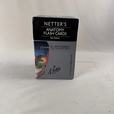 Netters Anatomy Flash Cards 4th Edition Human Anatomy Study Medical School - Image 1 of 4