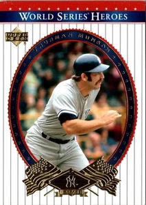 2002 Upper Deck World Series Heroes Thurman Munson #77 New York Yankees - Picture 1 of 2