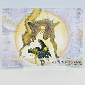 GAU Final Fantasy 6 Art Museum Card YOSHITAKA AMANO 1st Ed #324 from Japan F/S - Picture 1 of 9