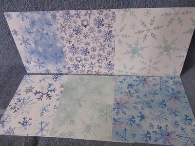 Stampin Up SNOWFLAKE SPLENDOR Designer Series Papel 6 x 6 Juego de 24 NUEVO Foto 1 de 3