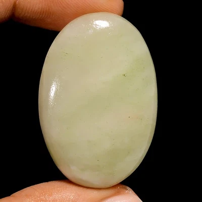 58 Ct AAA Natural Aventurine Oval Cabochon Loose Gemstone For Jewelry 37X25X7 mm - Image 1 of 3