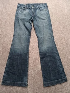 Citizens of Humanity Flare Jeans Women Size 30 Tall Blue Stretch Made in USA - Picture 1 of 10