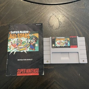 Super Mario All-Stars Super Nintendo (SNES, 1993) con libro - Imagen 1 de 5