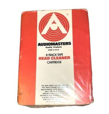 Sealed! Audiomasters 8-Track Tape Head Cleaner Cartridge 8 Track Cleaner NOS - Image 1 of 4