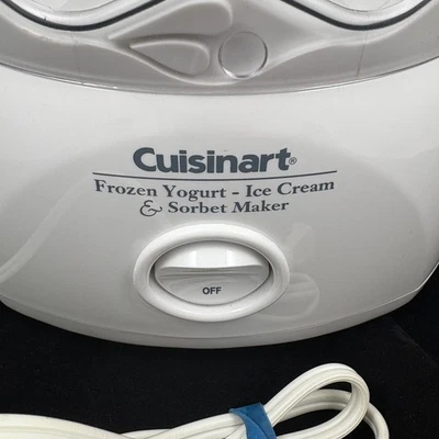 Cuisinart Yogur Congelado-Helado Sorbert Fabricante Piezas Modelo CIM-20 "Tú eliges" Foto 1 de 3
