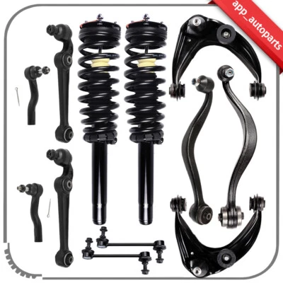 Front Struts Control Arms Sway Bar Tie Rods Kit For Ford Fusion 2010-2012 2.5L - Изображение 1 из 4