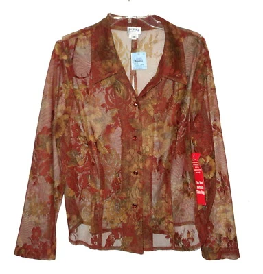 衬衫,Dorby,遮盖透明网眼锈花纽扣背面全新带标签 MSRP-59.00 美元 16 — 第 1/4 张图片