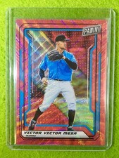 Victor Victor Mesa RED WAVE PRIZM #/25 SSP ROOKIE CARD MARLINS 2019 National VIP