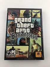 RARE FACTORY SEALED GRAND THEFT AUTO SAN ANDREAS GTA - PC CANADIAN 2ND EDITION